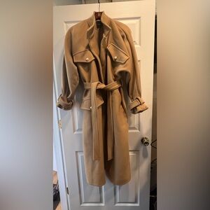 Elegant Tan Trench Coat
